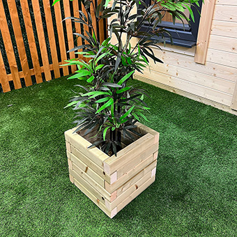 Powersheds Pressure Treated Square Planter